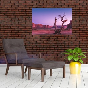 Tablou u copaci lângă pietrile roșii (90x60 cm)