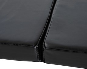 HOMCOM Tapet de Gimnastică Pliabil, Tapet Fitness Gros de 5 cm și Antialunecare, 180x60x5 cm, Negru | Aosom Romania