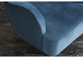 Fotoliu cu aripi NEKO, albastru