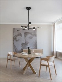 Lustra moderna dimabila cu 6 spoturi LED NORDIK