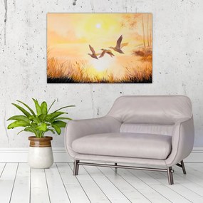 Tablou - Macarale la apus de soare (90x60 cm)