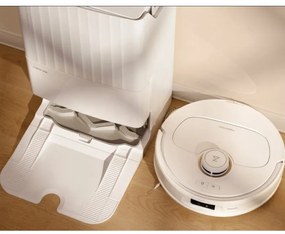 Robot aspirator Roborock Q Revo Max V, 7000Pa, 180 min, 300 m², Dry/Mocro, Wi-Fi, PreciSense® LiDAR + Reactive AI, Asistent vocal, Alb