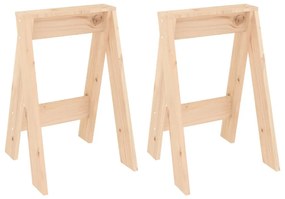 823664 vidaXL Scaune, 2 buc., 40x40x60 cm, lemn masiv de pin