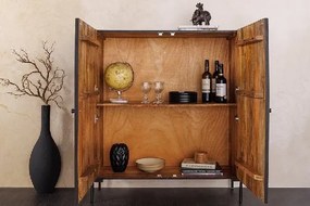 Comoda lemn de mango relief 3D TRIBAL 120cm