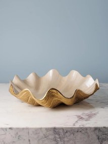 Bol decorativ realizat manual din aluminiu D43cm Enamel