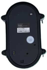 Lampă de perete de exterior verde ovală IP44 - Noutica