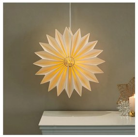 Brilagi - Decorațiune LED de Crăciun, fulg de zăpadă 32 cm, alimentare 2x AA