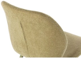 Scaune de dining verzi 4 buc. tapițate Ansu – Marckeric