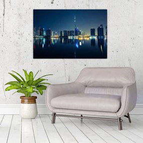 Tablou cu orașul nocturn (90x60 cm)