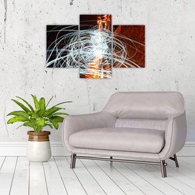 Tablou cu valuri de lumini (90x60 cm)