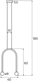 Lustra LED design minimalist ENIGMA, negru
