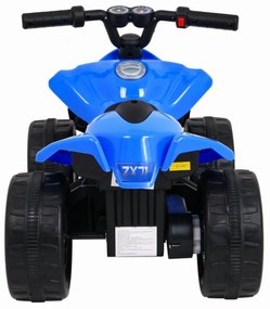 ATV Electric cu acumulator pentru copii NOVOKIDS™ Mini Monster , Lungime 70 cm, 3-6 ani , Max 30 kg , 6V, Albastru