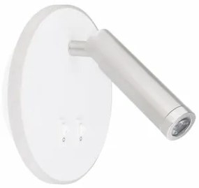 Aplica moderna led 6W+1W Many 78405W Globo