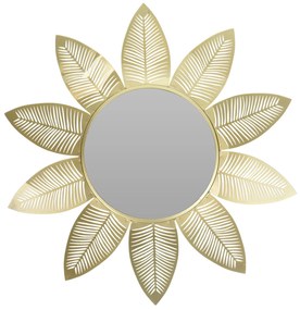 Oglindă decorativă petale aurii 55 cm
