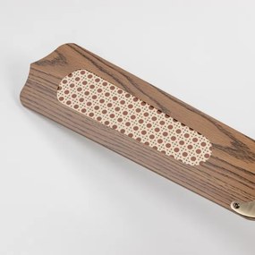 Ventilator de tavan ZEVENTI NAVAGIO 1xE27/60W/230V maro