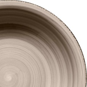 Mäser Set of 6 deep plates Bel Tempo 21.5 cm, taupe