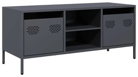 851300 vidaXL Dulap TV, antracit, 101,5x39x43,5 cm, oțel laminat la rece