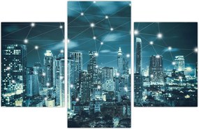 Tablou - Metropolă stălucitoare (90x60 cm)