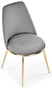 Scaun de bucaterie Louis, gri