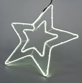 Stea dublă de Crăciun 55 cm, 360 LED