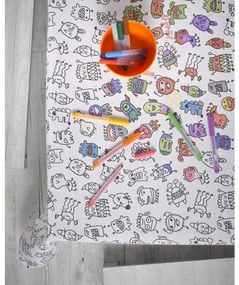 Fata masa copii de colorat 8010 Monsters 150x150 cm