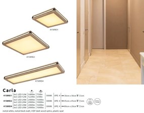 Plafoniera LED design industrial Carla 45x45cm