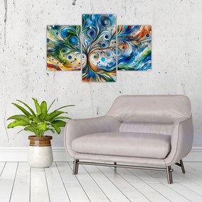 Tablou – Arbore energetic colorat (90x60 cm)