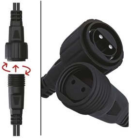 Instalație LED de Crăciun de exterior 100xLED/15m IP44 multicolor