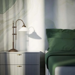 Lampa de masa stil clasic italian din alama Fiordo