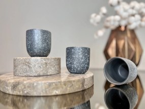 Pahar Ceramica Senso Novum (Granit-Negru, Mat, 150ml) Gresie Glazurata Manual