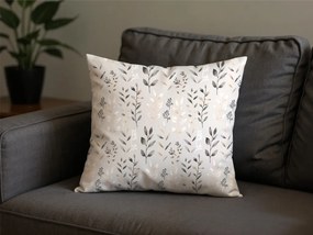 Fata de perna din policoton SALVIA 45x45 cm, gri-maro