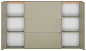 Comodă Elivo 150 cm cu sertare - eucalipt / stejar baltic dune