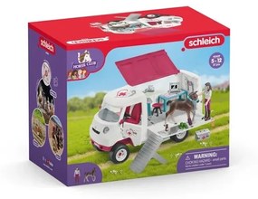 Clinică veterinară mobilă cu iapă și veterinar Schleich 42439