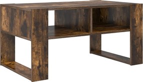 vidaXL Masă de cafea Stejar fumuriu 92 x 53 x 45 cm Lemn compozit