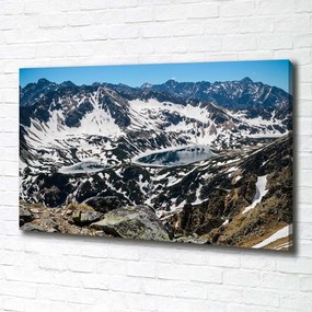 Print pe pânză Lacul în munții tatra