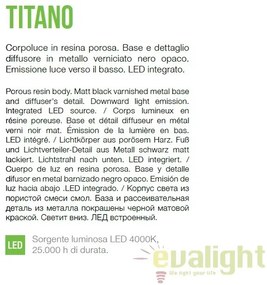 Stalp LED exterior design modern Titano pt h49 4000k