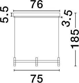 Lustra LED suspendata design minimalist POETIC