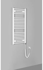 Radiator portprosop electric pentru baie Aqualine ORBIT-E 300W/230V 96 cm alb rotund