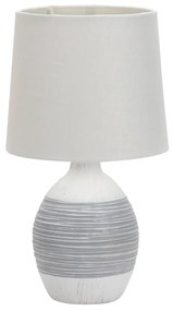 Veioză gri deschis cu abajur textil (înălțime 35 cm) Ambon – Candellux Lighting