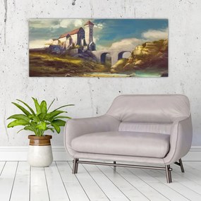 Tablou - Castelul medieval (120x50 cm)