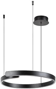 Lustra LED suspendata stil circular Silnora 57cm
