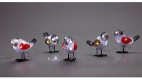 Decor iluminat de exterior Păsări 40 LED , albrece