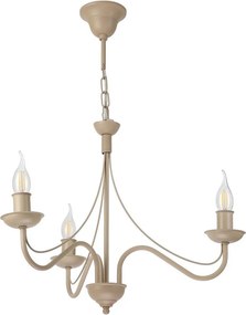 Candelabru pe lanț ANTON 3xE14/60W/230V bej