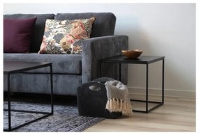 Măsuță auxiliară House Nordic Vita Vita, 45 x 45 cm, negru