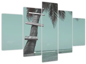 Tablou - Palma în Caraibe (150x105 cm)
