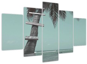 Tablou - Palma în Caraibe (150x105 cm)