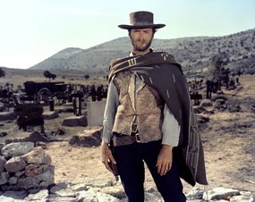 Fotografie Clint Eastwood in The Good, The Bad and The Ugly, Sunset Boulevard