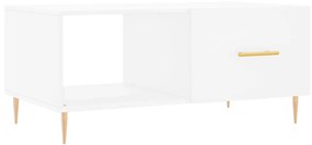 829196 vidaXL Măsuță de cafea, alb, 90x50x40 cm, lemn prelucrat