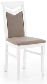 Scaun de bucaterie Citrone, gri/alb