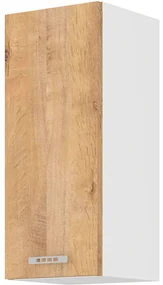 Dulap superior bucătărie Sylrona 30 G 72 1F (stejar lefkas + alb). 1032952